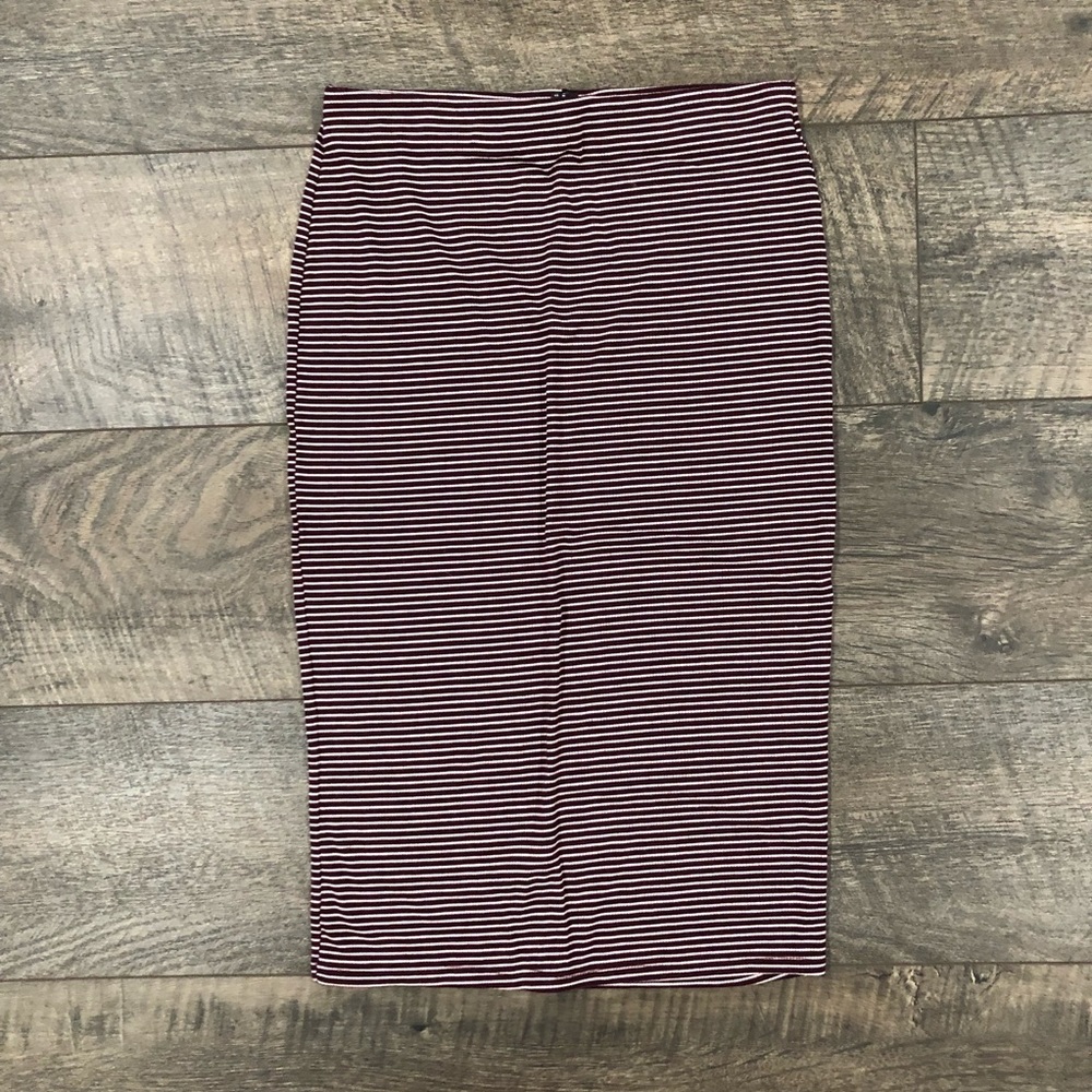 Forever 21 Body Con Knee Length Midi Skirt